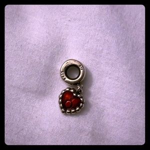 Authentic Pandora Heart Charm